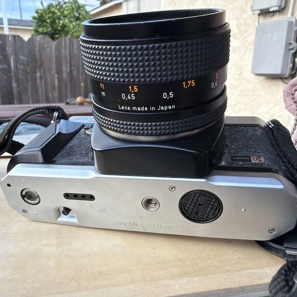 Yashica FX-103 Program 35mm Camera with Lens and Accessories Vintage